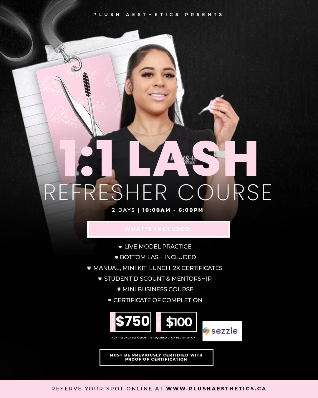 1:1 Lash Refresher Course